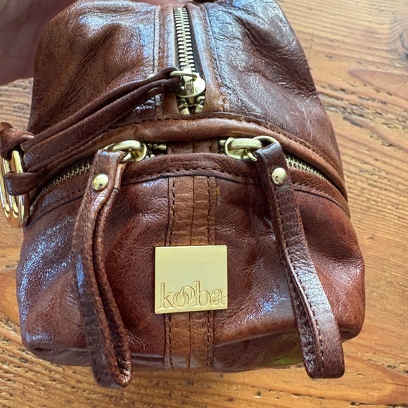 Kooba Hadley Brown Satchel Purse Y2K - Picture 9 of 16